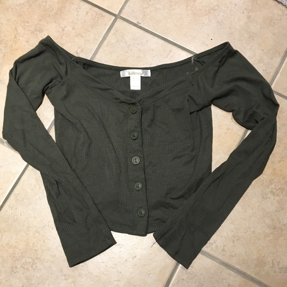 Off the shoulder shirt
